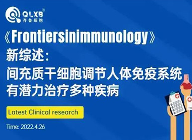 《Frontiers in immunology》新综述：间充质干细胞调节人体免疫系统，有潜力治疗多种疾病